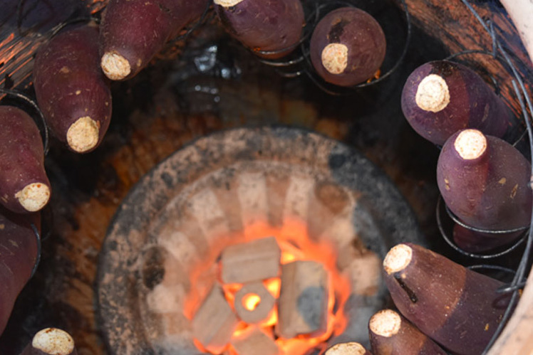 moi, つぼやきいも専門店 つぼやきの理由 つぼの中