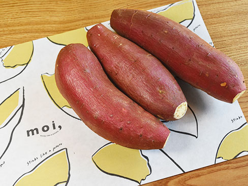 moi, つぼやきいも専門店 おいもの種類 シルクスイート