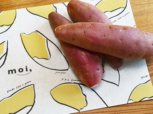 moi, つぼやきいも専門店 おいもの種類 紅はるか